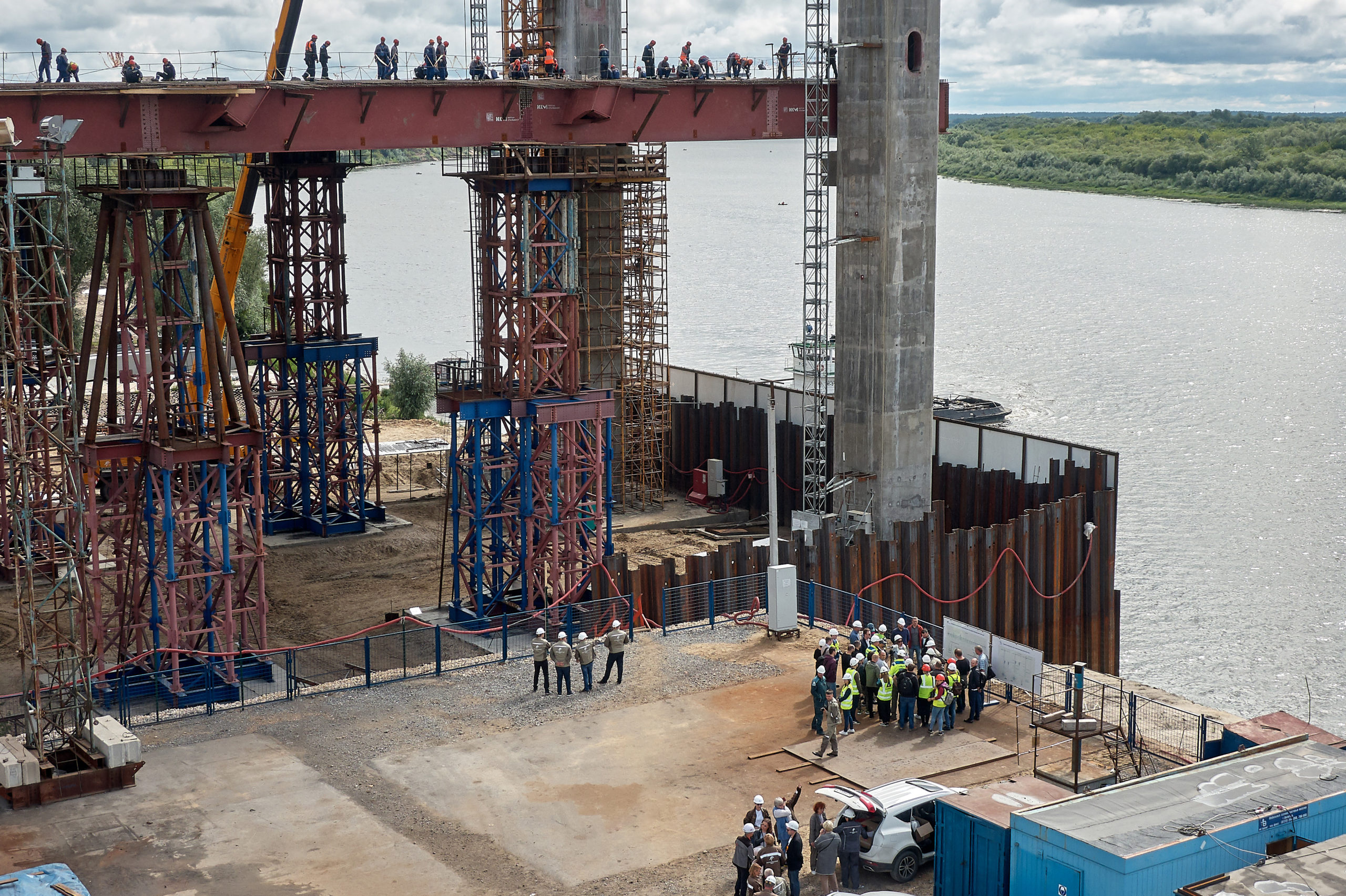 мост через Оку