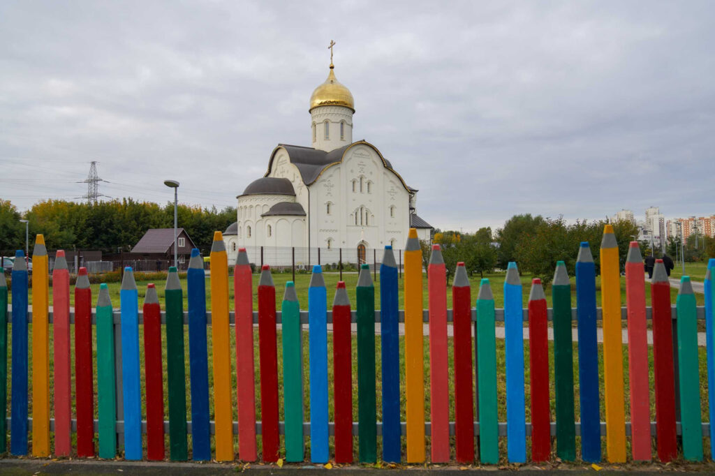 В Марьино патриарх освятил храм в честь Петра и Февронии Муромских