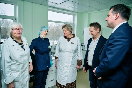 Осмотр временного помещения для Дома малютки