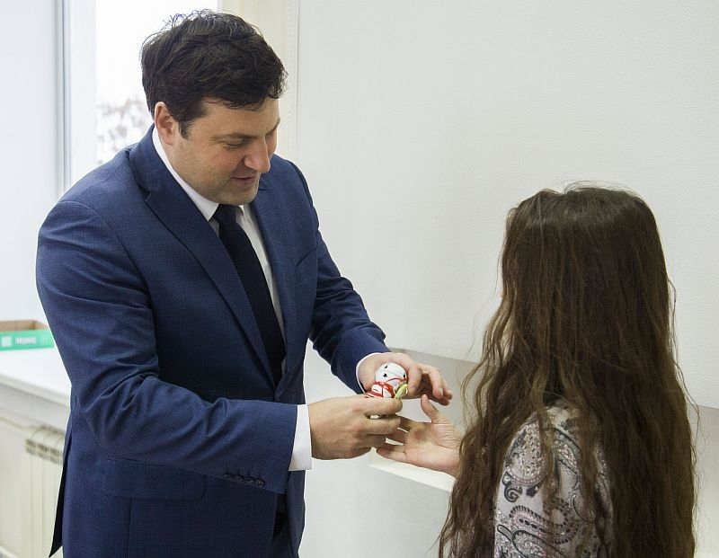 Вручение ключей от квартир детям-сиротам в администрации Мурома