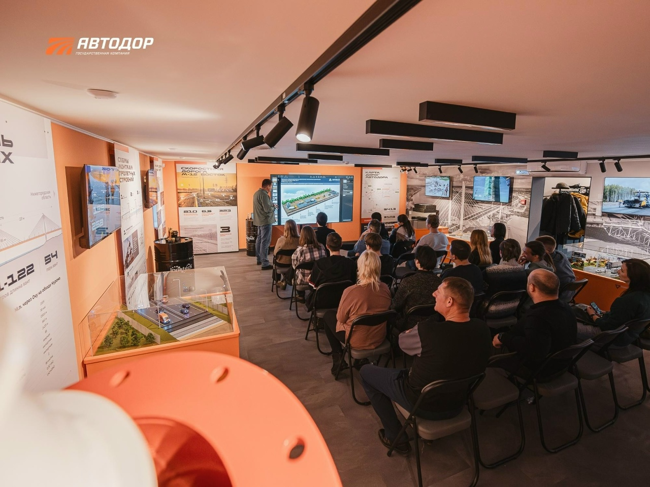 Экспозиция музея дорожного строительства в Муроме