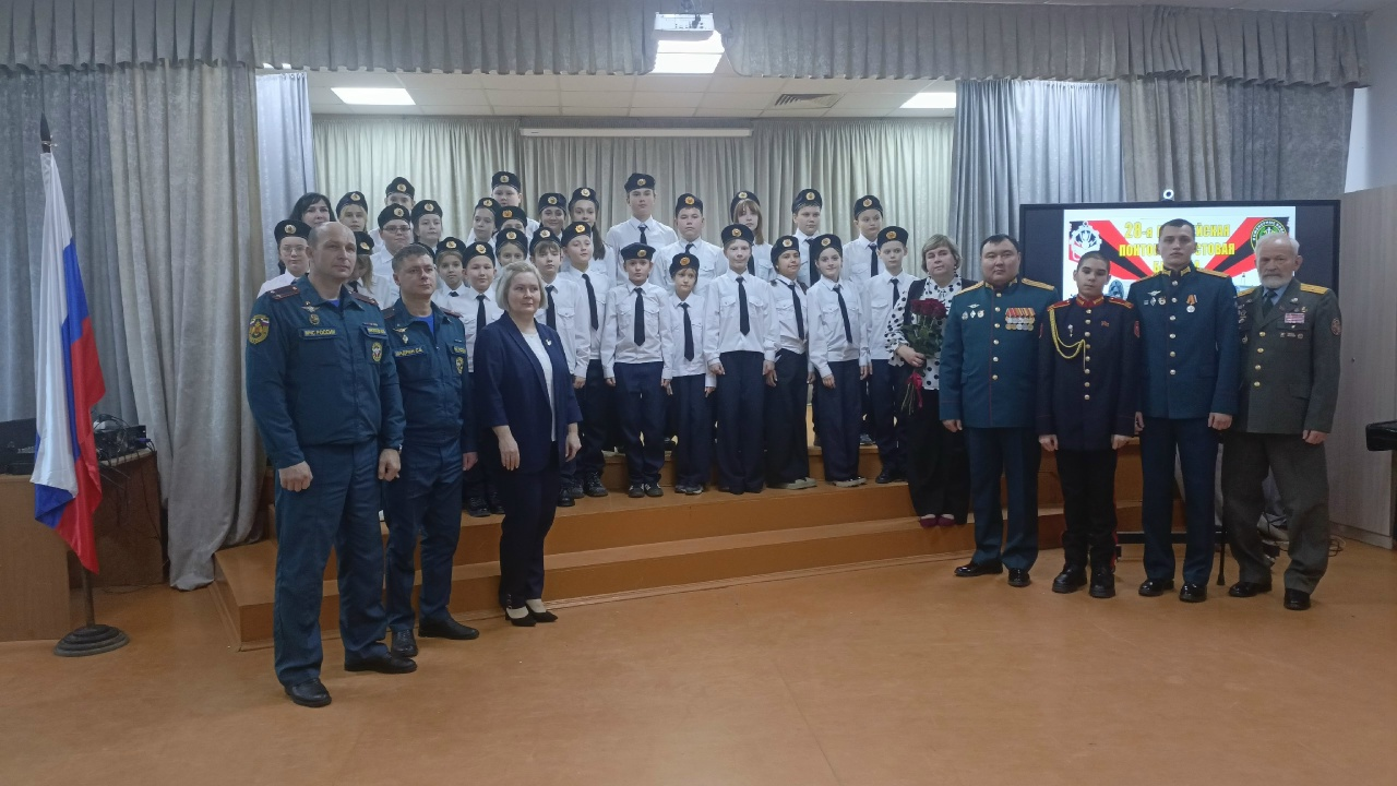 Торжественное открытие кадетского класса в школе №15 Мурома