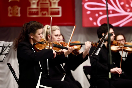 Выступление камерного струнного оркестра на церемонии в Муроме