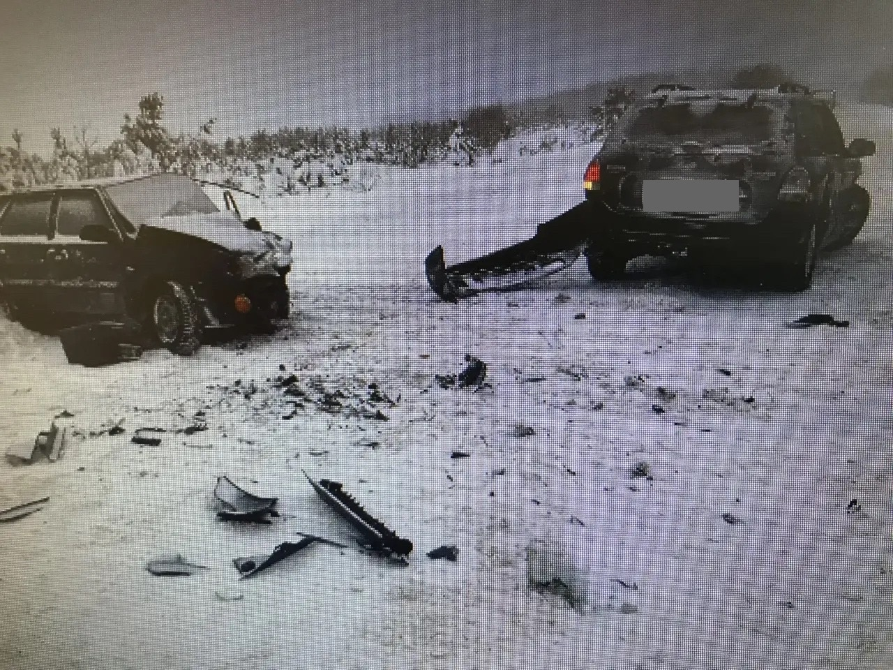 Место ДТП на трассе Владимир – Муром