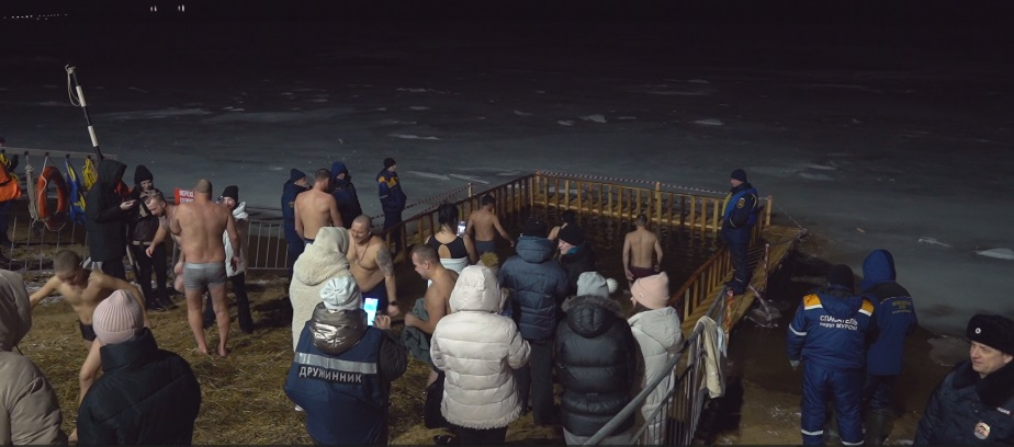 Подготовка к Крещенским купаниям в Муроме