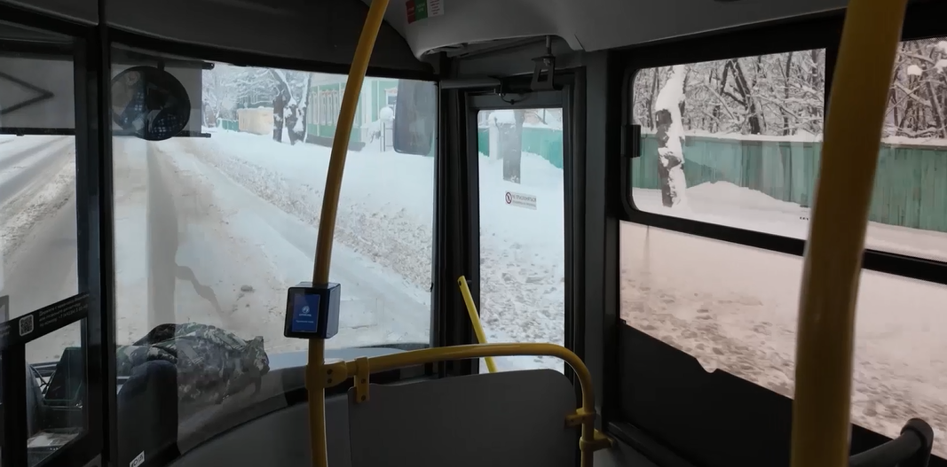 Валидатор для бесконтактной оплаты в муромском автобусе