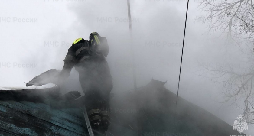 Пожарная техника на месте происшествия