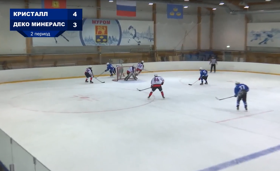 Хоккейный матч ХК Кристалл Муром