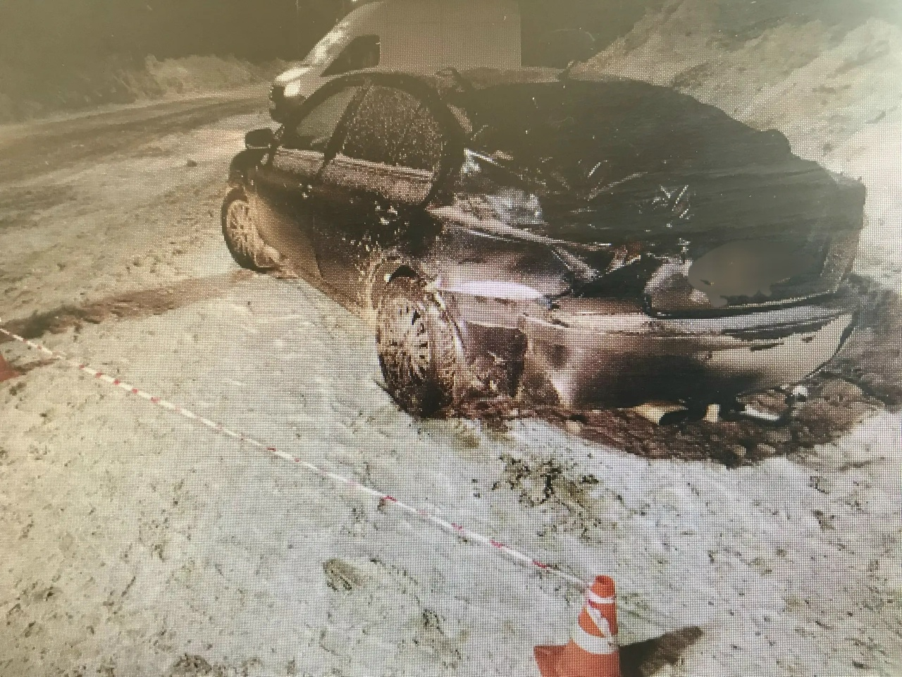 Место ДТП на Владимирском шоссе в Муроме