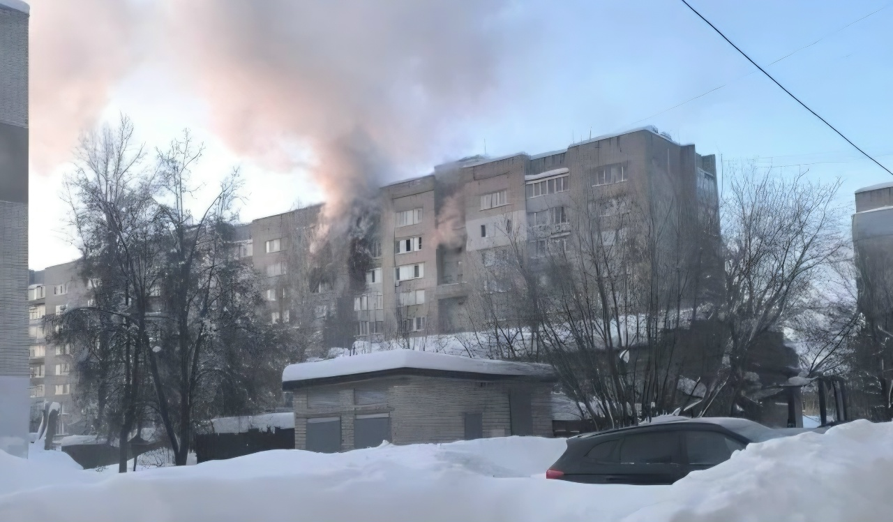 Пожар на улице Вокзальной в Муроме