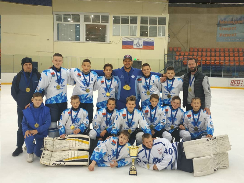 Хоккейный матч с участием муромского «Кристалла»