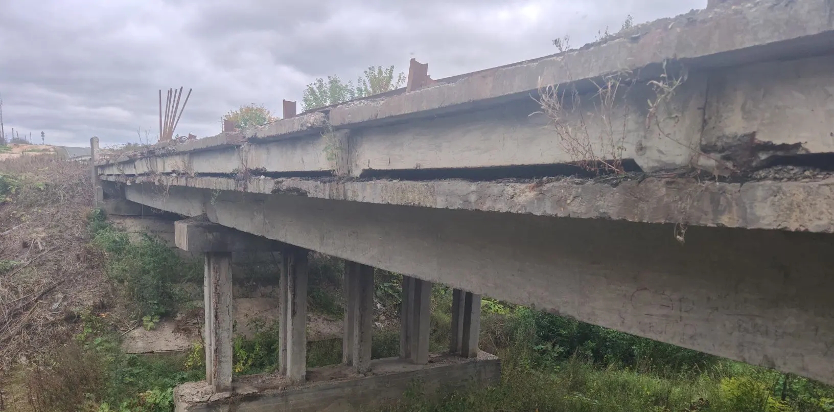 Схема мостового перехода в Муромском районе