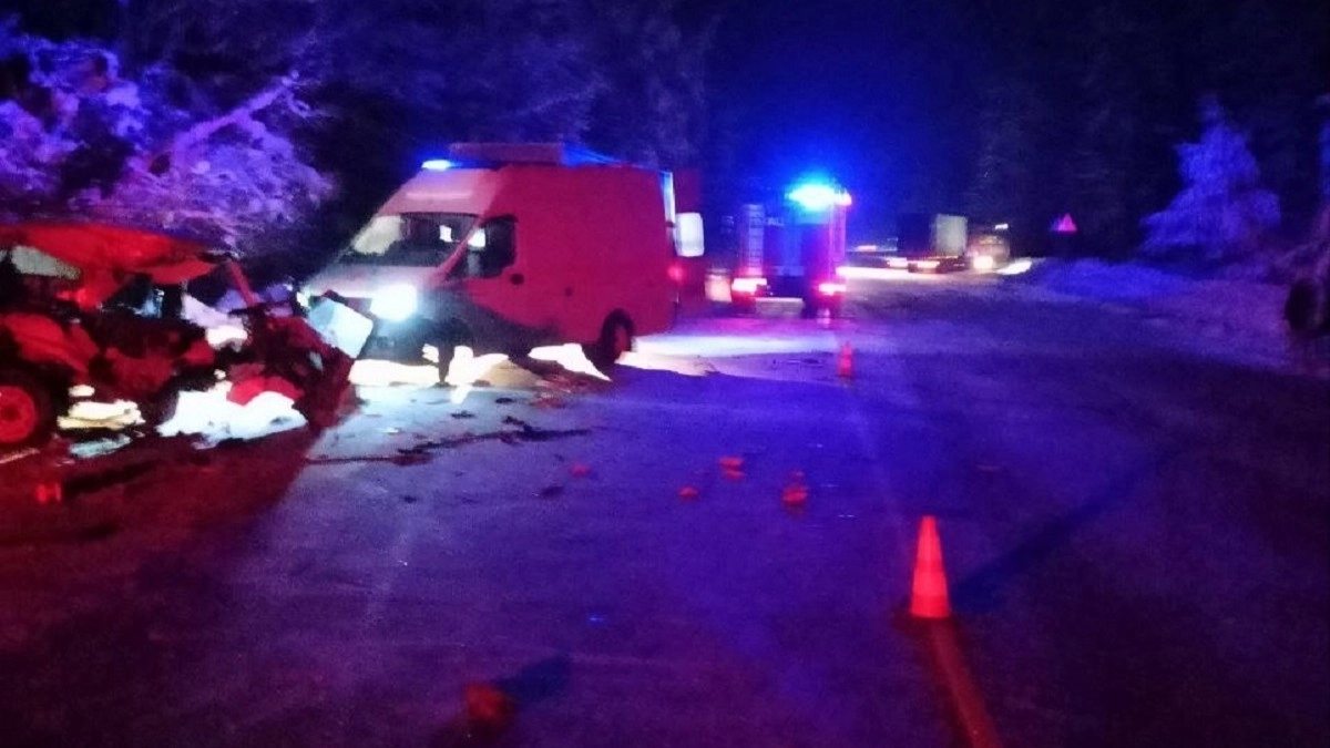 ДТП с участием УАЗа и грузовика на трассе Владимир — Муром — Арзамас